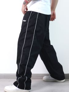 FBS Brand Loose Fit Street Dance Hip Hop Sport Pants Old School Retro Bboy Practice Trousers Straight Leg Long Pants Casual Wear