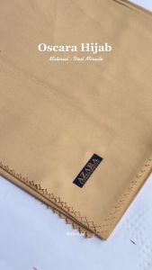 [PILIH WARNA] Azara Hijab Segiempat Oskara Polos Lasercut Premium Murah