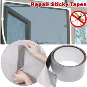 LANSEL Household Screen Repair Tape Anti-Mosquito Patch Tape Window Net Sticky Wires Portable Anti Insect mesh Self Adhesive Repair Broken Hole/Multicolo