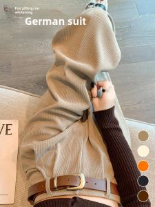 กางเกงขายาวทรงหลวมเอวสูง ทรงสลิมฟิต ทรงหลวม ทรงตรง กางเกงขายาวลำลองสำหรับผู้หญิง ฤดูใบไม้ผลิและฤดูใบไม้ร่วง 2024 ใหม่