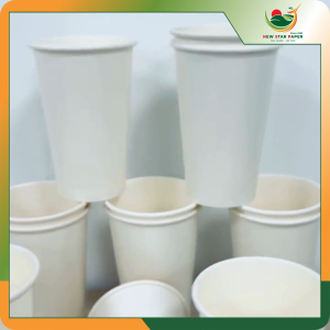 Ly giấy 16oz~472ml - Lốc 50 ly giấy trơn