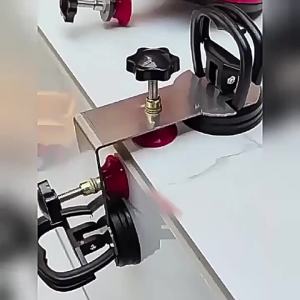 Heavy Duty Suction Cup Tile Leveler Floor Gap Fixer 90 Degree Adjustable Granite Seam Setter Tool for Leveling Alignment