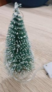 Hiasan Dekorasi Meja Natal & Pohon Natal Salju