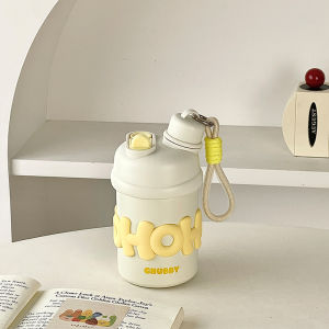 Cốc Giữ Nhiệt Có Ống Hút và Bao 500ml