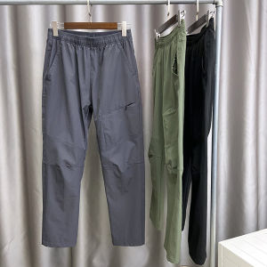 กางเกงขายาวทรงตรงลำลองสำหรับเดินป่า ทรงหลวม แห้งเร็ว กันลม กันน้ำ สำหรับผู้ชาย ฤดูใบไม้ผลิ ฤดูใบไม้ร่วง ฤดูหนาว กางเกงขายาวทรงตรงสำหรับเดินป่า