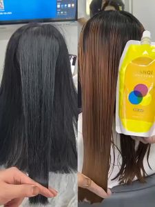 Kem bốc màu tóc SANQI 450g bốc đỏ bốc đen bốc màu kim loại .