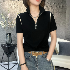 Shalldoer | Summer New Women Short Sleeve Polo Shirt