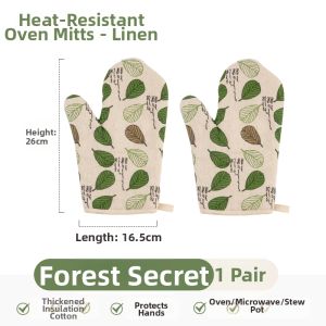 CAROTE | Heat Resistant Anti-Slip Oven Gloves