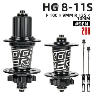 KOOZER | Đùm Xe Đạp Leo Núi KOOZER XM490 MTB 72 Điểm Khóa 6 Chấu QR 10x135mm 12x142mm 32H Phanh Đĩa Tương Thích 8-12 Tốc Độ Chất Liệu Nhôm.