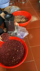 Máy bóc vỏ lụa đậu phộng đậu nành với năng suất 50 kg/h
