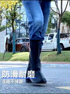 Ủng Đi Mưa-Bọc Giày Đi Mưa Cổ Cao Với Chất Liệu Nhựa PVC 2 LớpChống Thấm 100%Đế Cao Su Chống Trượt Chống Bụi Bẩn