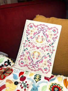 Sổ Tay PEC WELL B5 Kích Thước Lớn Dễ Thương Sổ Tay Học Sinh Sổ Tay Mềm Sổ Tay in Họa Tiết Tự Nhiên Sổ Tay Spiral B5