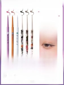 Flortte Colorful Eye Makeup Waterproof Smudge-Proof Ultra-Fine White Red Brown Eyeliner Pen Long-lasting Any Skin Type