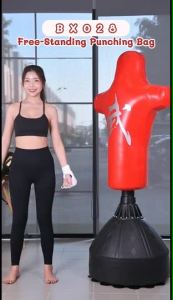 (BG) Trụ đấm Boxing BG028 Màu Đỏ Bao Cát Đấm Bốc Võ Thuật Trụ Hơi Đấm Bốc Phản Xạ Bao Cát Người Lớn Trẻ Em Dụng Cụ Tập Gym Tại Nhà Bao Cát Võ Thuật