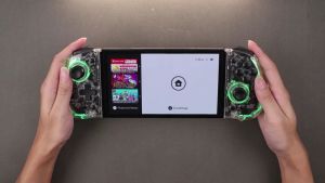 Joycon Elite Plus Joypad ALPS Với đèn led đẹp Tương Thích Nintendo Swtich/V1-V2/OLED