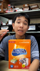 Viên rửa chén Maximum Sofish dùng cho máy rửa chén - Tan nhanh - Sạch dầu mỡ - Chính hãng