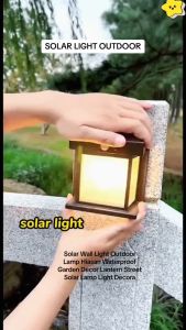 【𝐒𝐆 𝐋𝐨𝐜𝐚𝐥】Solar Wall Light Motion Sensor Light Waterproof Lamp Solar Garden Decoration Lantern Street Solar Light