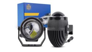 2.0 Mini Universal LED Fog Lamp 12V 80W High Power Projector Lens White 6000K High Low Beam 2-inch Car Fog Light LED Light