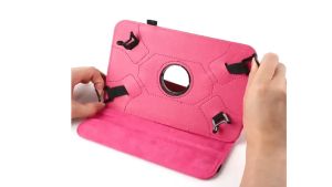 FLIP CASE UNIVERSAL 7/8/9/10/13 INCH LEATHER CASING ROTATING 360 STANDING