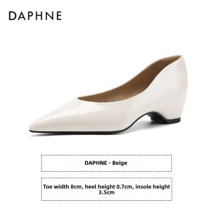 Daphne | Pointed Toe Shallow Mouth French Style High Heels