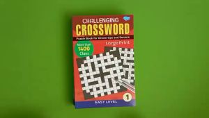 Crossword Books/ Crossword Challenge – Easy Level Puzzle Books for Kids