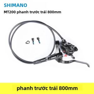 Phanh Đĩa Thủy Lực Shimano BR MT200 Dành Cho Xe Đạp Leo Núi - Phanh Một Bên 800mm/850mm/1400mm/1450mm/1500mm/1550mm Tương Thích