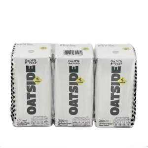 Oatside แพ็ค 3กล่อง นมโอ๊ตไซด์ นมข้าวโอ๊ต นมธัญพืช รสออริจินัล/ช็อตโกแลต 200 มล.
