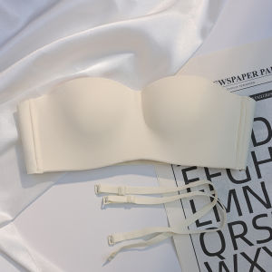 Strapless Intimates Womens Non-Slip Push up Small Breast Size Exaggerating Bra Wireless Thick Flat Chest Special Summer Halter Tops Bra