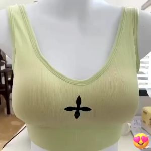 Bra Tanktop Wanita Tanpa Kawat 6817 Bh Sport Gym Tank Top Olahraga Bra Fashion Wanita PST