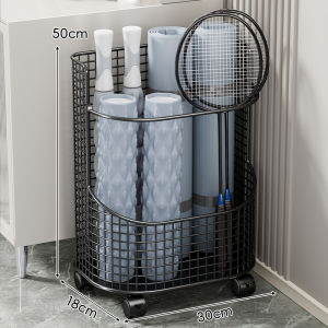 WUBUWEI | Mobile Large Capacity Sports Equipment Storage Rack