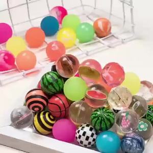 32 No. Elastic Ball Wholesale Capsule Ball Wholesale One Yuan Gashapon Machine Special-Purpose Ball Jumping Ball Rubber Bouncy Ball Elastic Ball