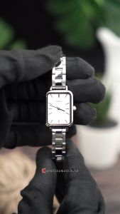 Jam Tangan Wanita Casio LTP-V009D-7E Analog Quartz Watch White Dial Stainlees Steel Strap