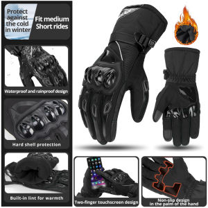 Motorcycle Gloves Windproof Waterproof Guantes Moto Motorbike Riding Gloves Touch Screen Moto Motocross Gloves 4 Seasons