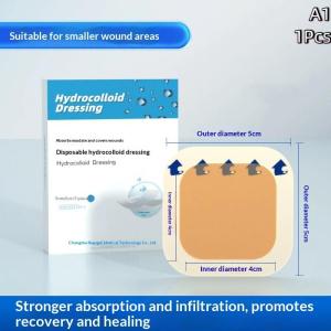 *1Pcs Hydrocolloid Waterproof Wound Dressing Self Adhesive Waterproof Patch Wound Patch Pressure Ulcer Patch For Bedsore Blister