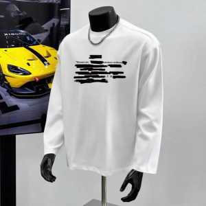 Áo Thun Nam Cổ Tròn Tay Dài Cotton Nguyên Chất Cỡ Lớn Mặc Trong Ngoài Trời Mùa Xuân Thu Thường Ngày Thoải Mái Thoáng Khí