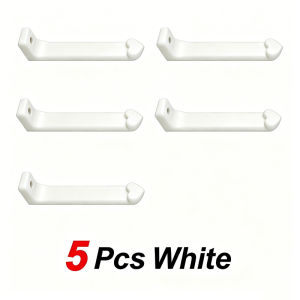 5Pcs Wall Mount Tape HolderTape Dispenser RackCorrosion-Resistant Storage BracketWorkshop Garage Pegboard Tool Organizer Hook