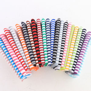 Vải Dệt Kim 5mm Bằng Cotton Nguyên Chất DIY Thủ Công Cho Váy Áo Trẻ Em Và Áo Thun Mùa Hè Vải Dệt Kim Sọc Cotton Nguyên Chất