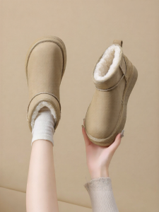 Josiny | Waterproof Insulated Warmth Anti-slip Snow Boots Low Heel