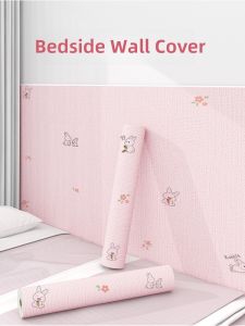 Bedside Wall Protection Tatami Soft Wall Stickers Warmth Preservation Collision Prevention Odorless Self Adhesive Decorations