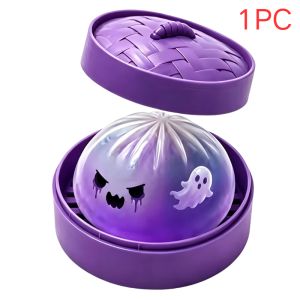 Schylling | Halloween 5.5-8.5CM Ghosts Relieve Stress Dumplings Soft Relaxation Slow Elastic Steamed Buns Festival Gift