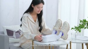 Foldable Shoe Dryer with Timer Multi-Function Deodorize Sterilization Sanitiser Ultraviolet Light Sockes Laundry Drying Machine Fast Heating