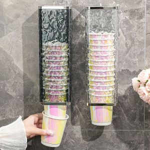 Highly Aesthetic Luxury No-Drill Mountable Cup Dispenser