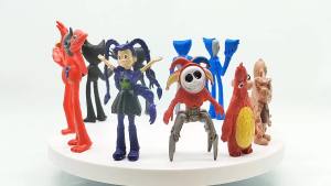 Bandai | 2026 New Prototype Giblet Chum Chompkins Horror Game 5 Figure Model Cute Anime Peripherals Toy Birthday Christmas Gift
