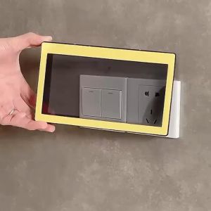 TIKTOP Ultra-Thin Switch Socket Single Double  Waterproof Weatherproof Bathroom Toilet  Door Bell Protection Cover