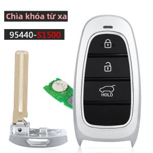 KEYECU 433 MHz ID47 Chip Keyless-Go Chìa Khóa Điều Khiển Từ Xa Thông Minh Fob Dành Cho Hyundai Santa Fe 2022-2024 Tương Thích Với 95440-S1500 95440-S1600