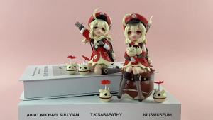 13cm Game Genshin Impact Klee Anime Figure Scale Model Desktop Ornament Collection Doll Toy Birthday Gifts