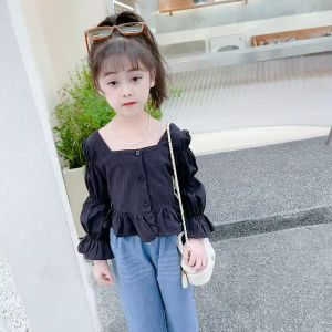 SETELAN IMPORT ANAK PEREMPUAN ALA KOREA STYLE 2-8THN BAJU ONESET BALON CELANA KULOT JEANS 100% SEUSAI