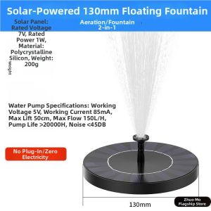 Jiaxun | Solar Floating Water Circulator Fountain