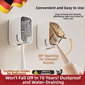 NAIFUNA | Magnetic Wall-mounted Dustproof Electric Toothbrush Holder