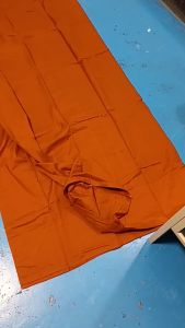 จีวร พระ 9 ขันต์ ผ้ามัสลิน บางเบา ใส่สบาย ( จีวรพระ จีวรมัสลิน สังฆาฏิ พระ เณร จีวร9ขัน เสื้อ ผ้าพระ ) โชคดีโปรดักส์ สังฆภัณฑ์